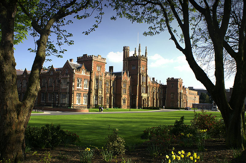 Professional photograph, taken by Northern Ireland's top photographer in Belfast of Queens University Belfast